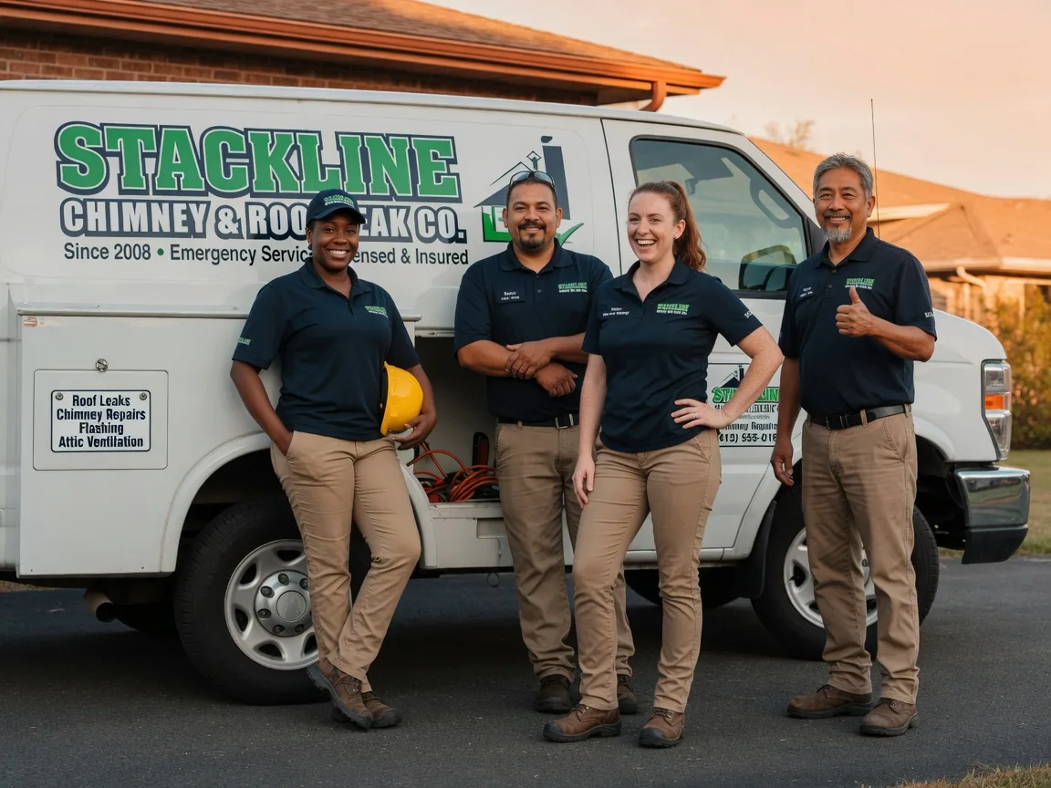 Chimney flashing repair company in Wake Forest, NC